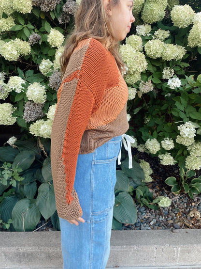 Azaria Color Block Sweater