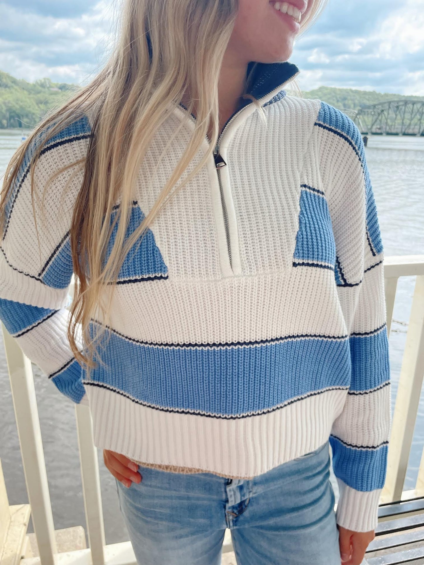 Dobert Striped Sweater