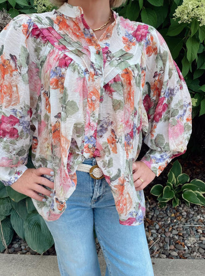eco Floral Blouse