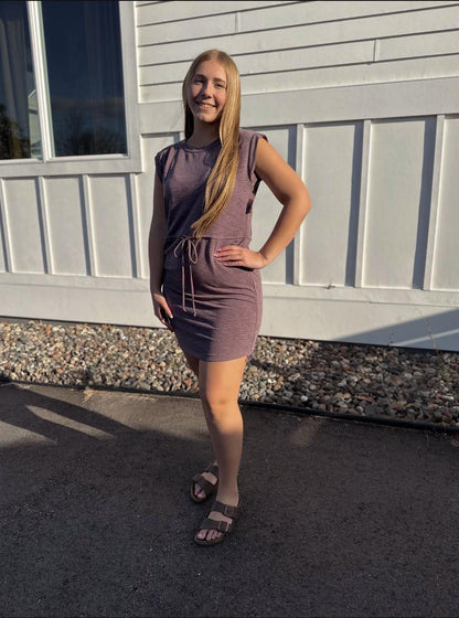 Sherri Drawstring Mini Dress