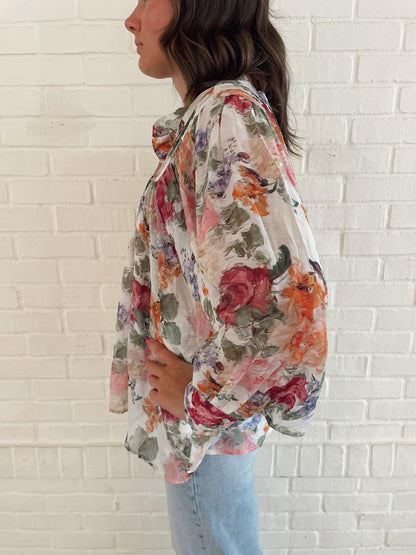 eco Floral Blouse