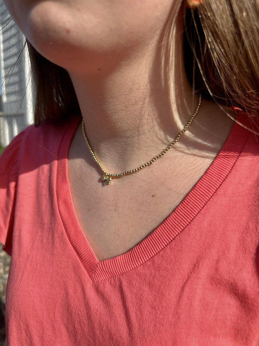 Rosie Bow Necklace