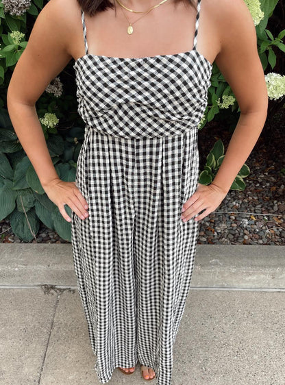 Ginger Gingham Jumpsuit