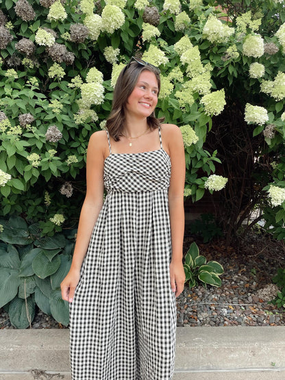 Ginger Gingham Jumpsuit