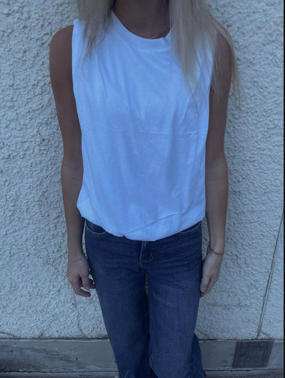 Adley Bubble Hem Tank