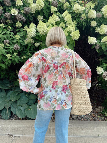 eco Floral Blouse