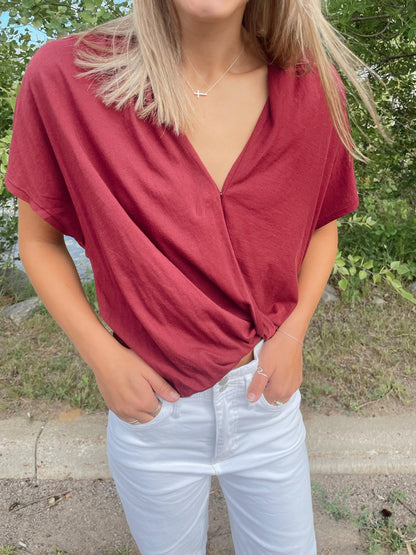 Melissa Surplice Top