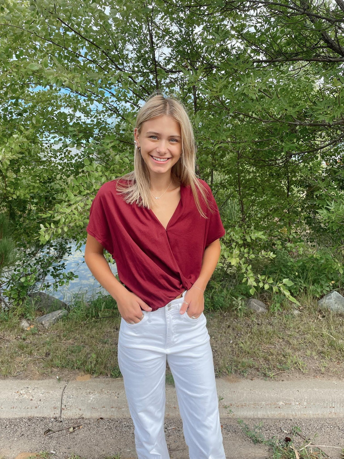 Melissa Surplice Top