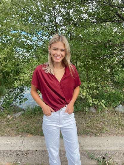 Melissa Surplice Top