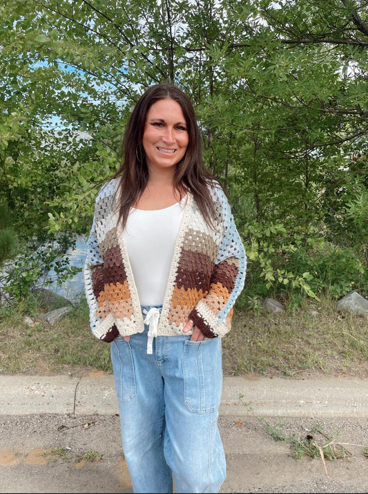 Edie Striped Cardigan