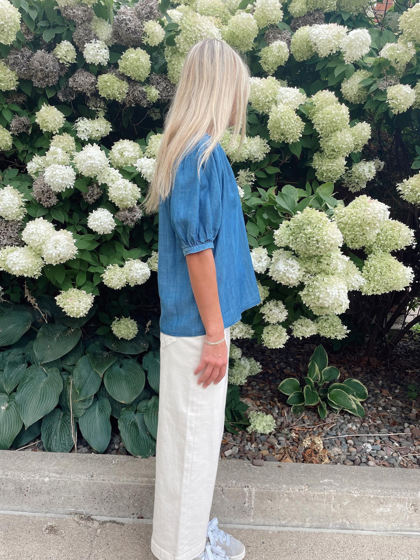 Cherie Chambray Blouse