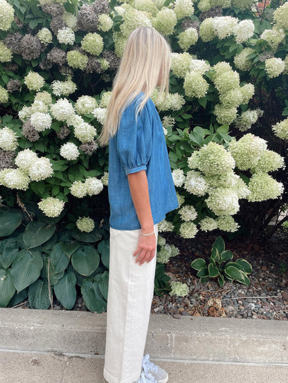 Cherie Chambray Blouse