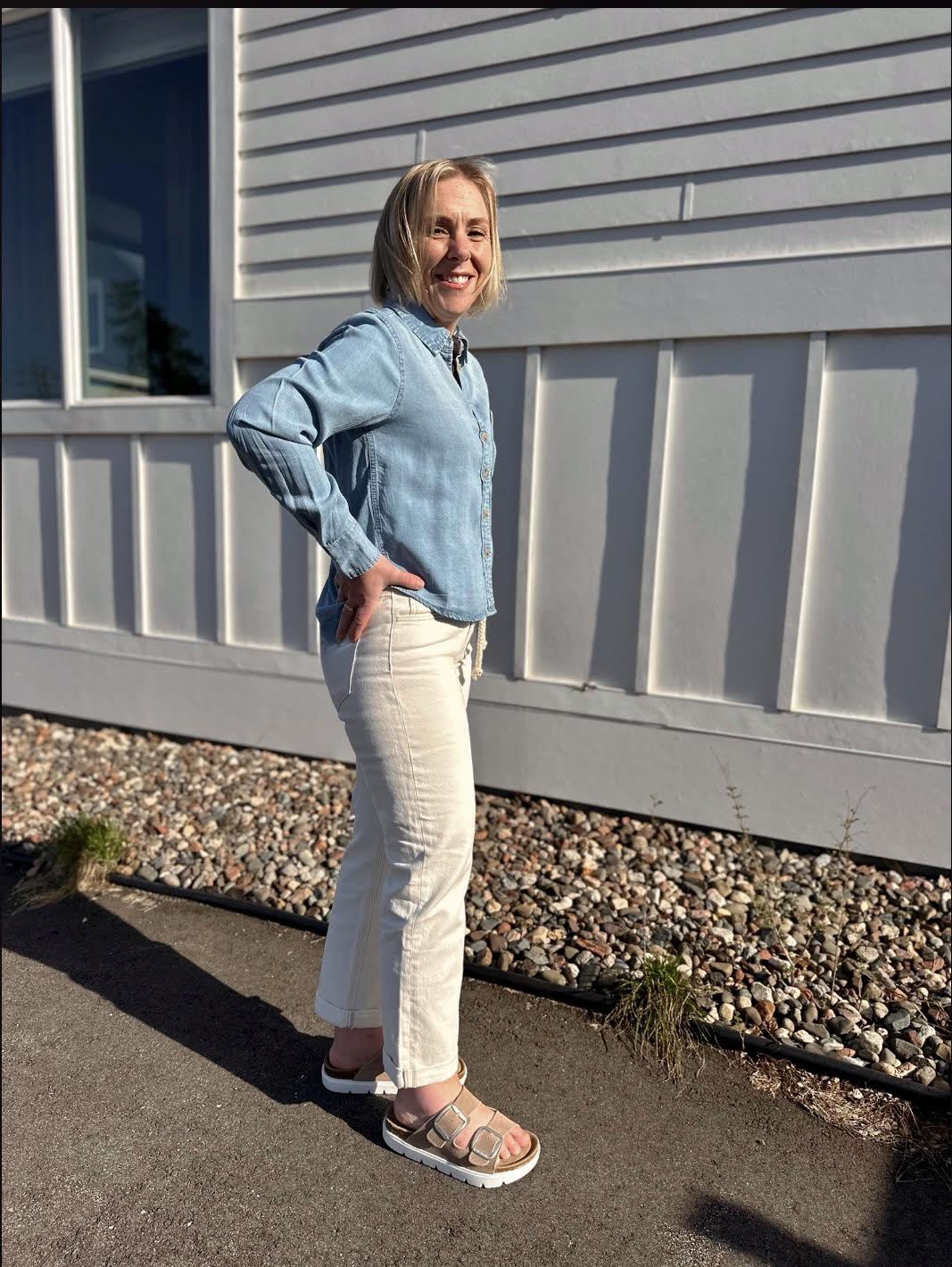 Last Snuggle Denim Top