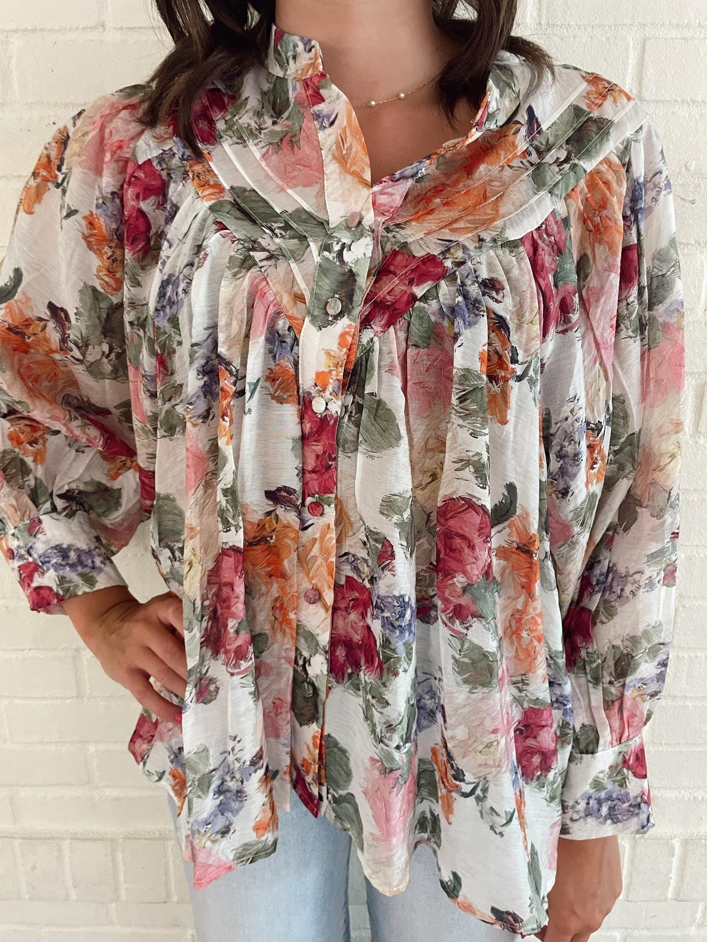 eco Floral Blouse