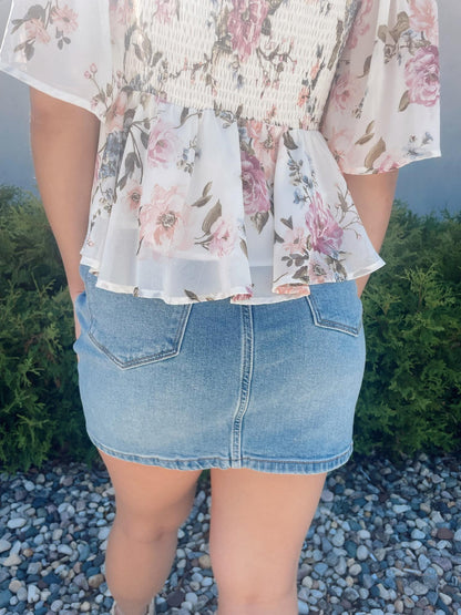 Quinns Denim Skirt