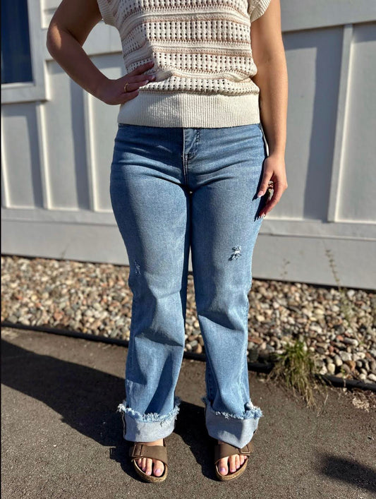 Gayle TC HR Straight Jeans