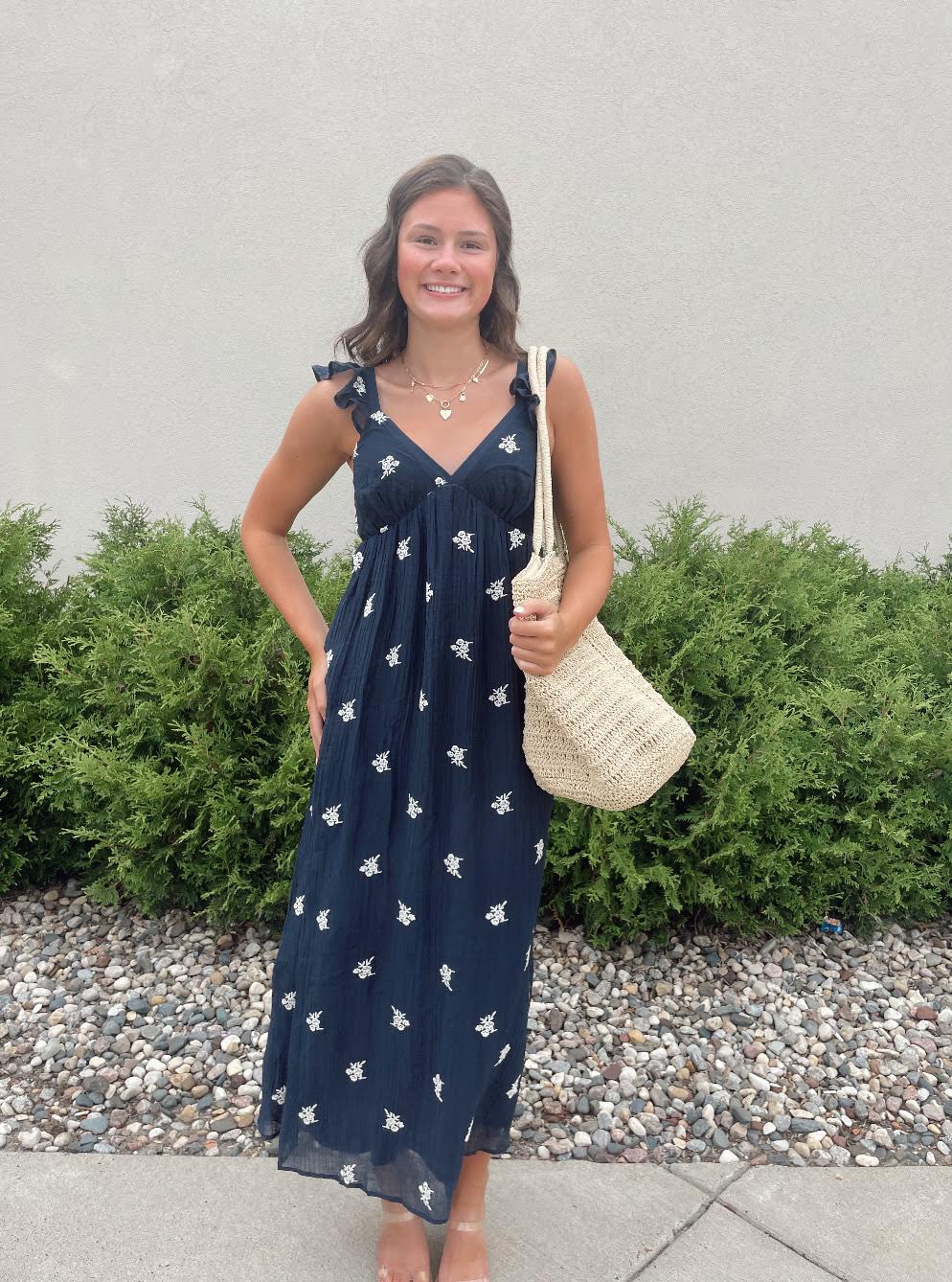 Chambers Embroidered Maxi