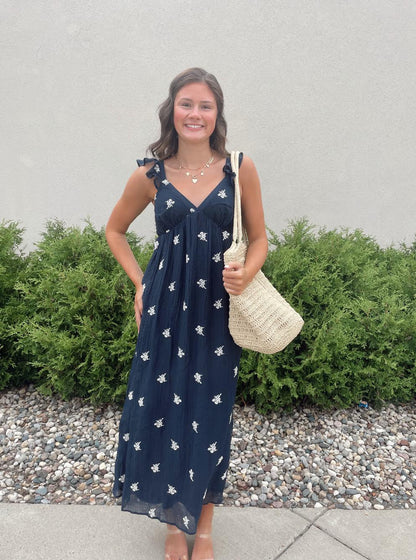 Chambers Embroidered Maxi