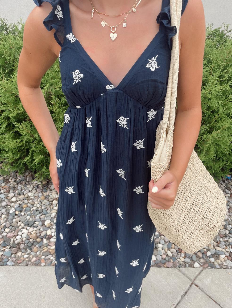 Chambers Embroidered Maxi