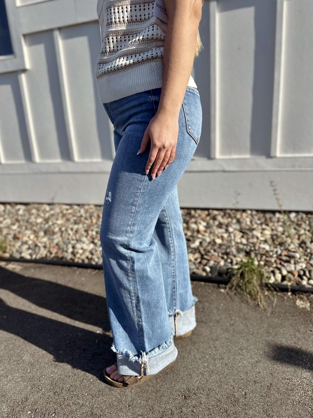 Gayle TC HR Straight Jeans
