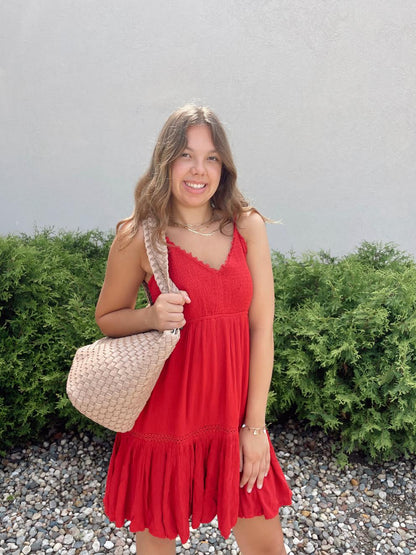 Sharlyn Shirred Dress