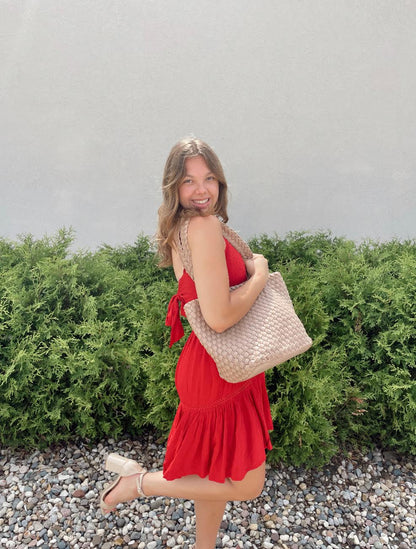 Sharlyn Shirred Dress