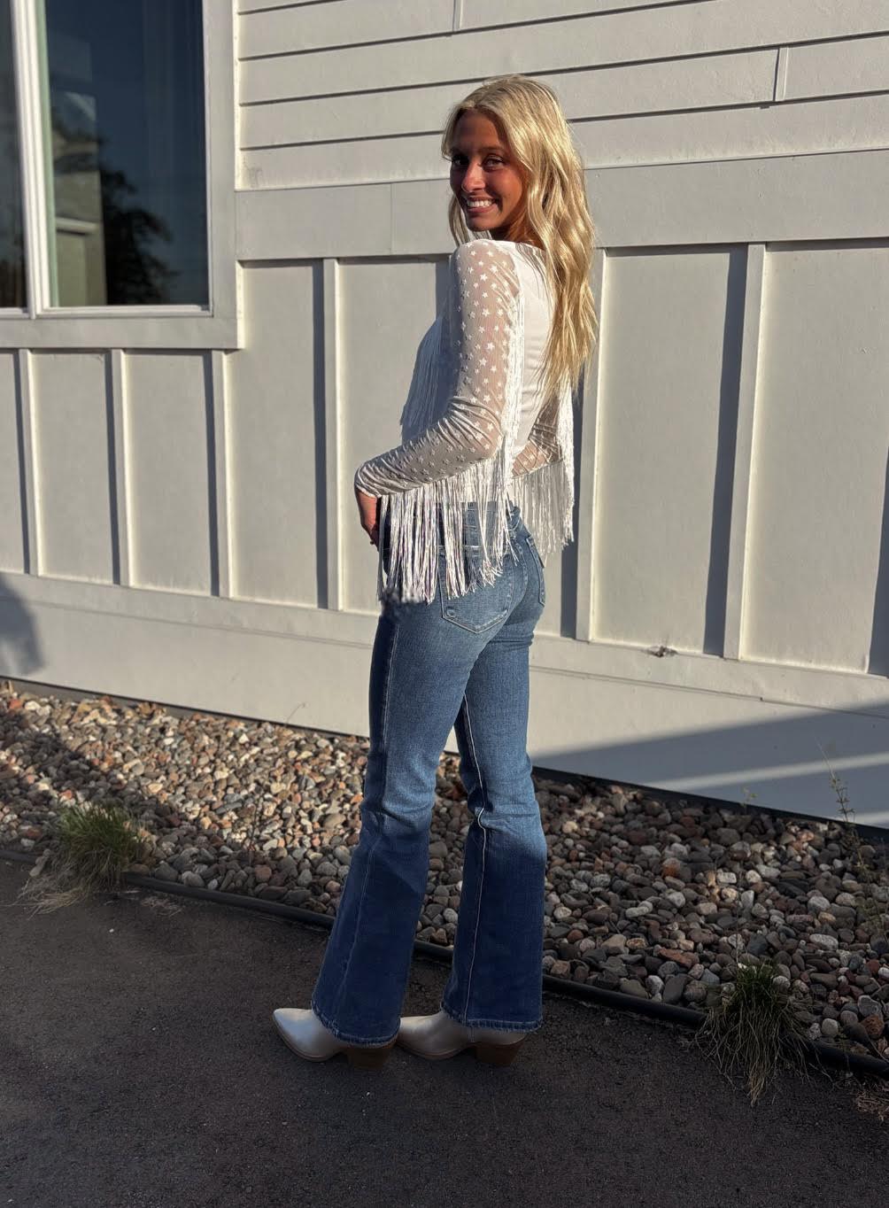 Shania Fringe Top