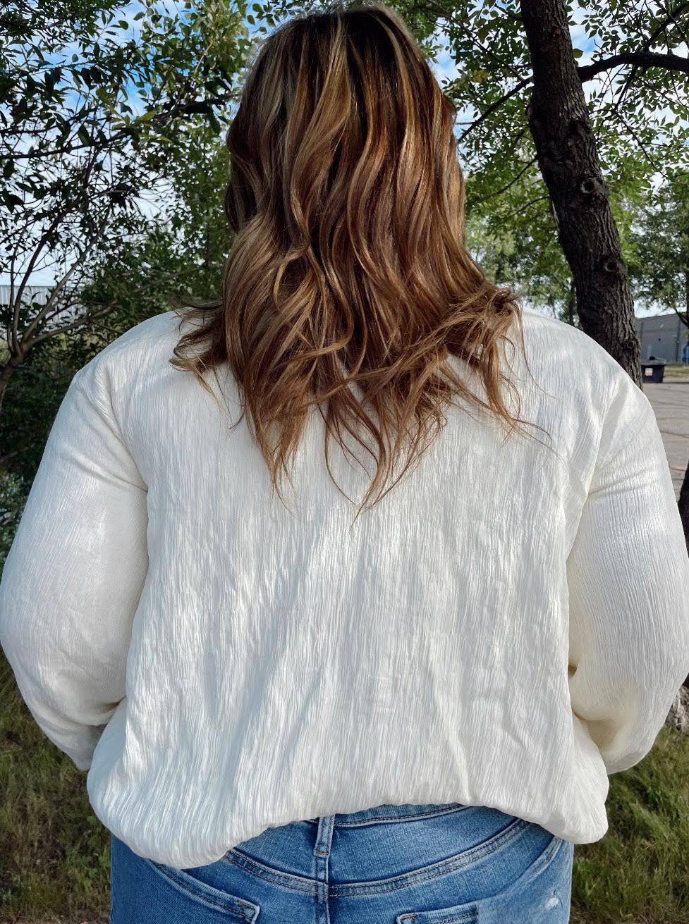 Sonja Bubble Hem Blouse