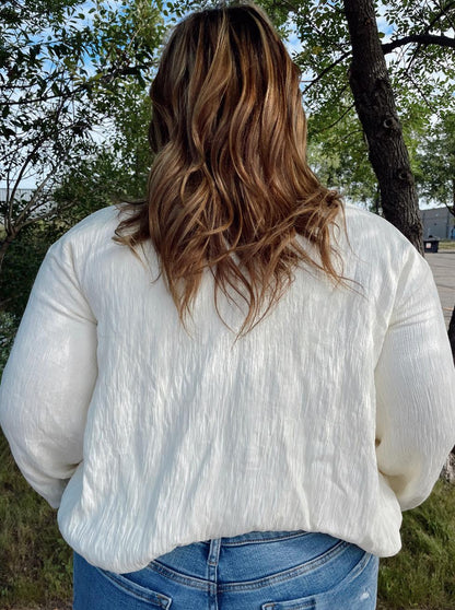 Sonja Bubble Hem Blouse