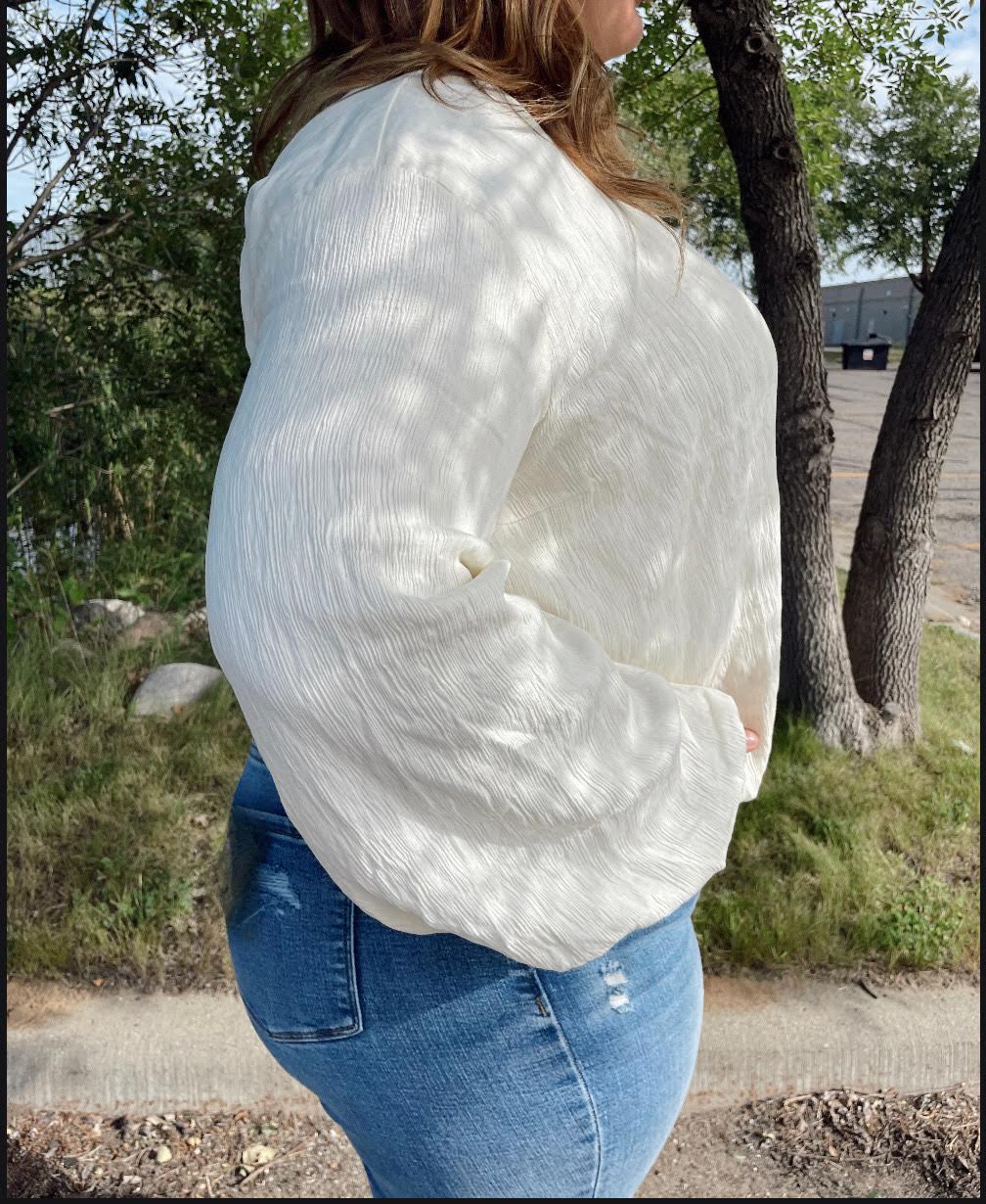 Sonja Bubble Hem Blouse