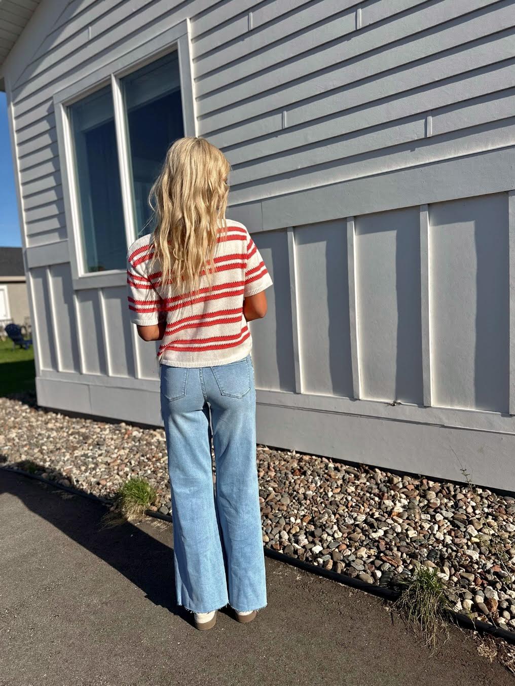 Prado Stripe Sweater Tee