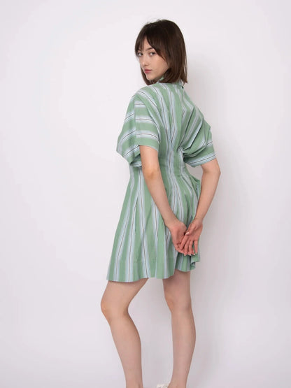 Lorine Stripe Mini Dress