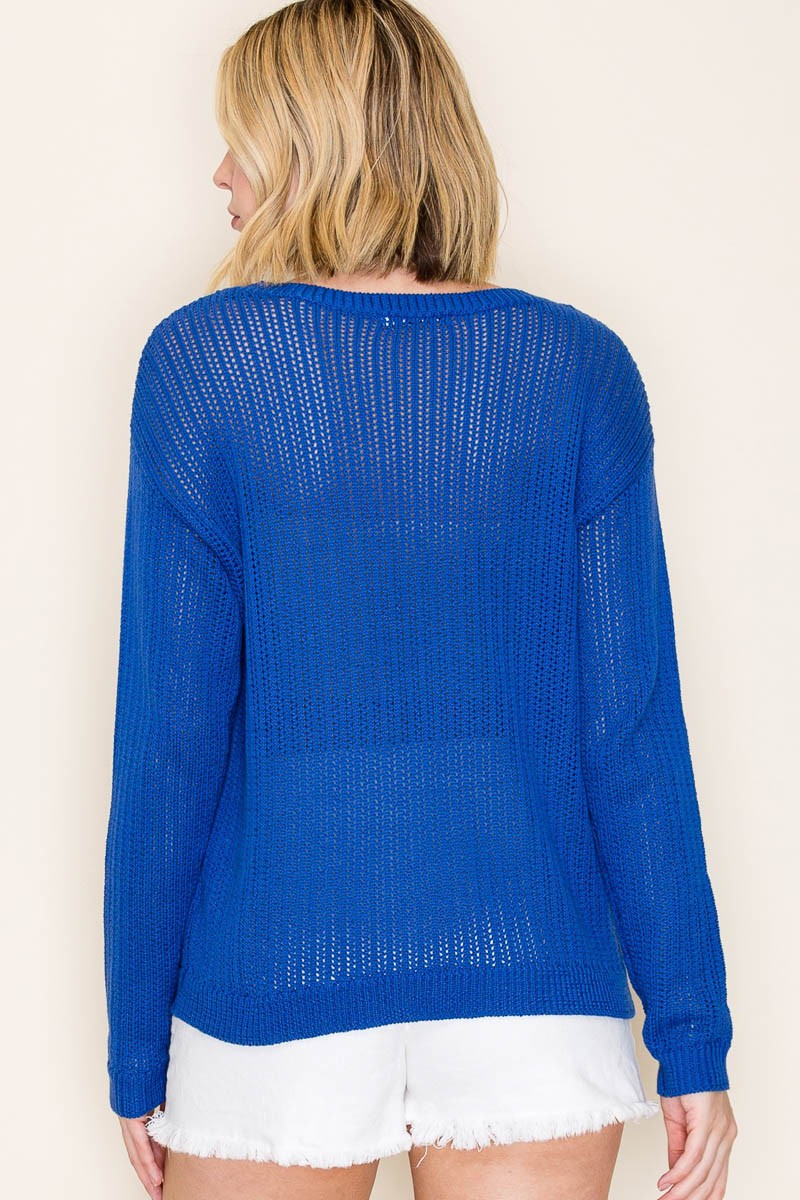 Joelle Pointelle Sweater