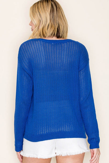Joelle Pointelle Sweater