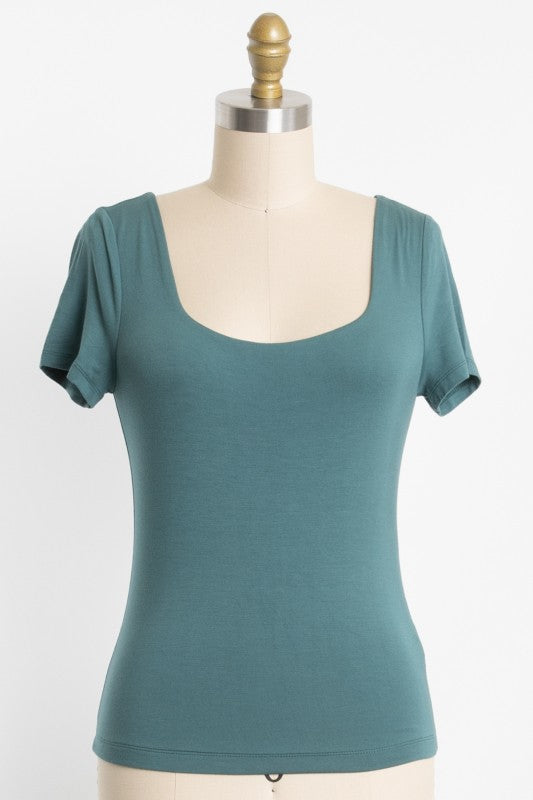 Hubby Square Neck Top