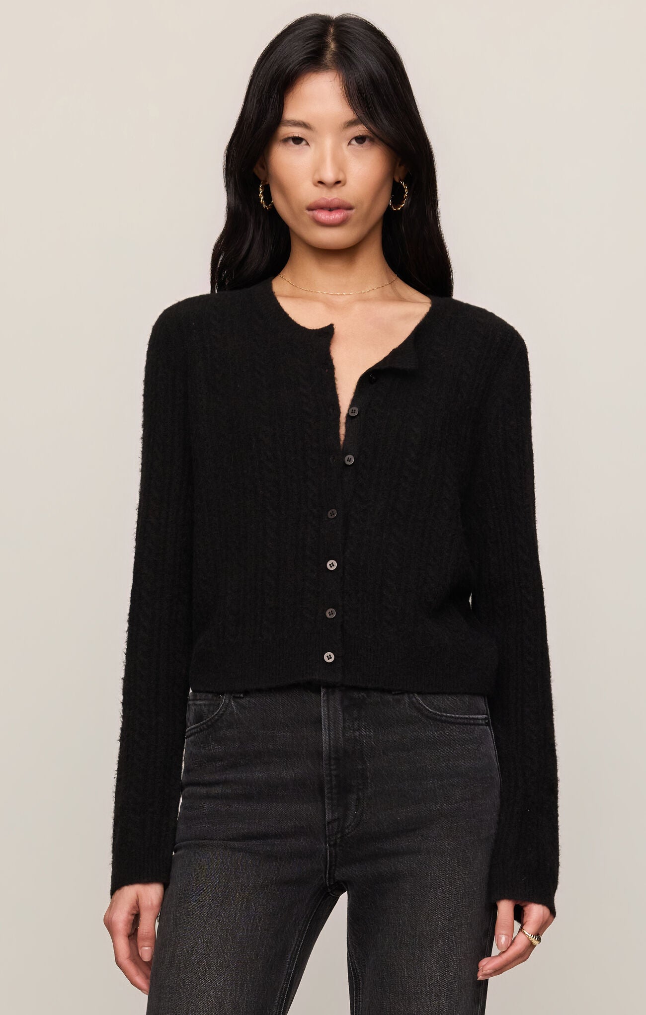 Medina Pointelle Cardigan