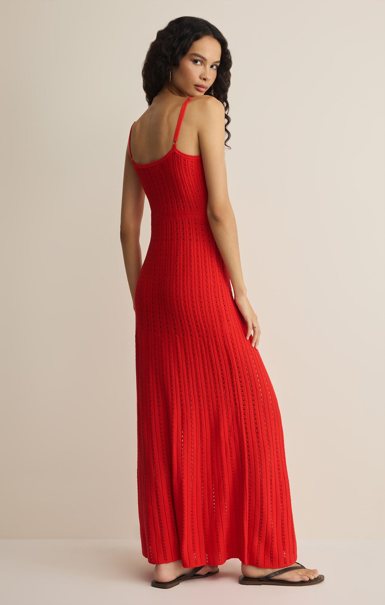 Sunda Crochet Midi Dress