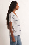 Girlfriend Stripe Vneck