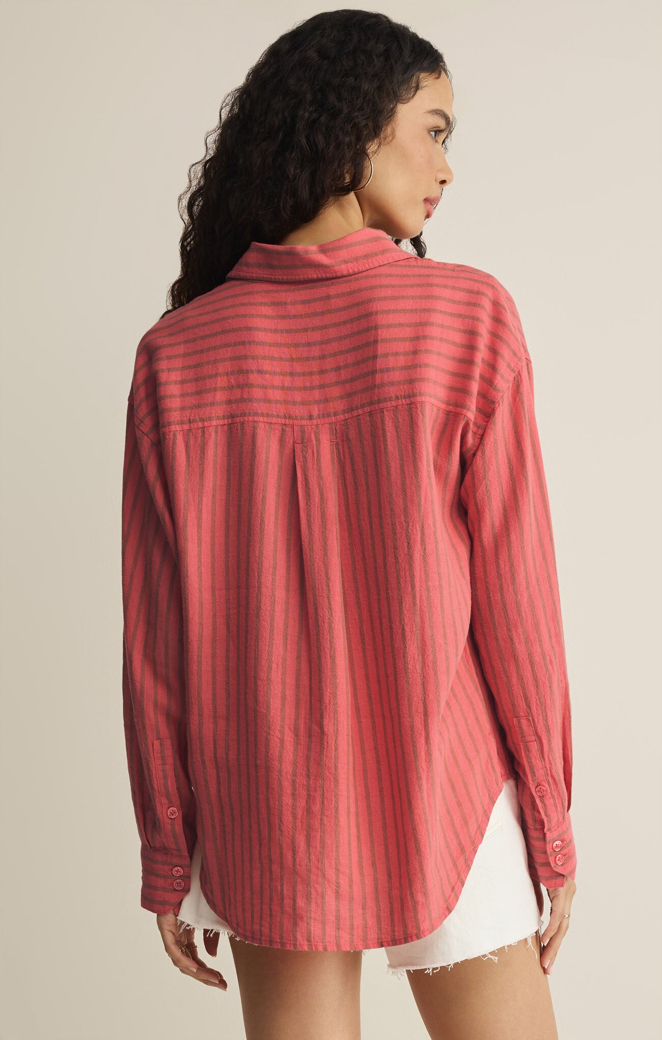 Perfect Striped Button Up