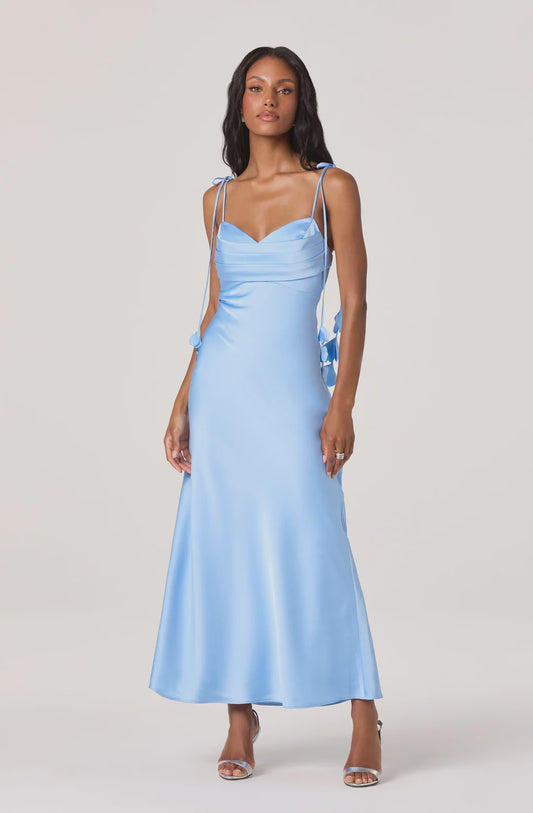 Hera Satin Maxi Dress