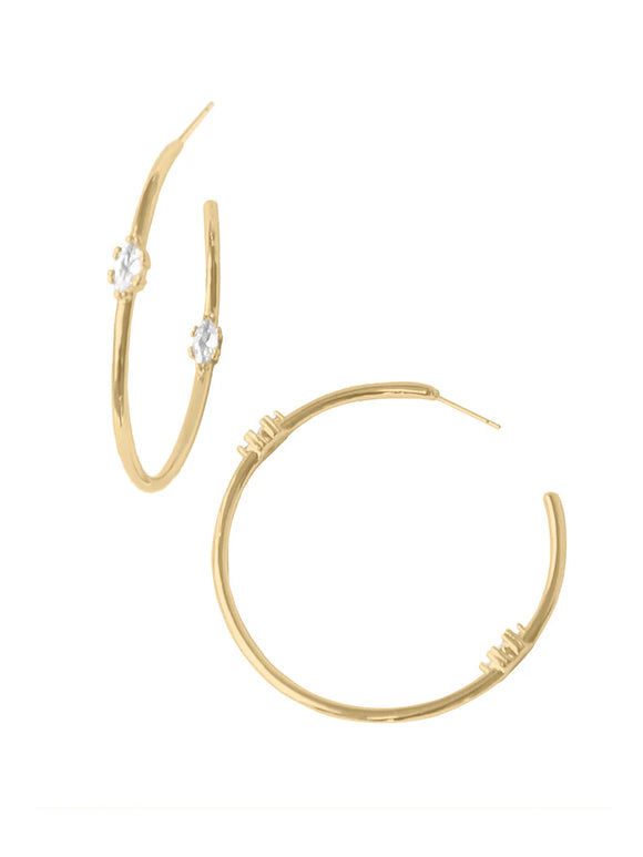 Clotho Hoop Earrings