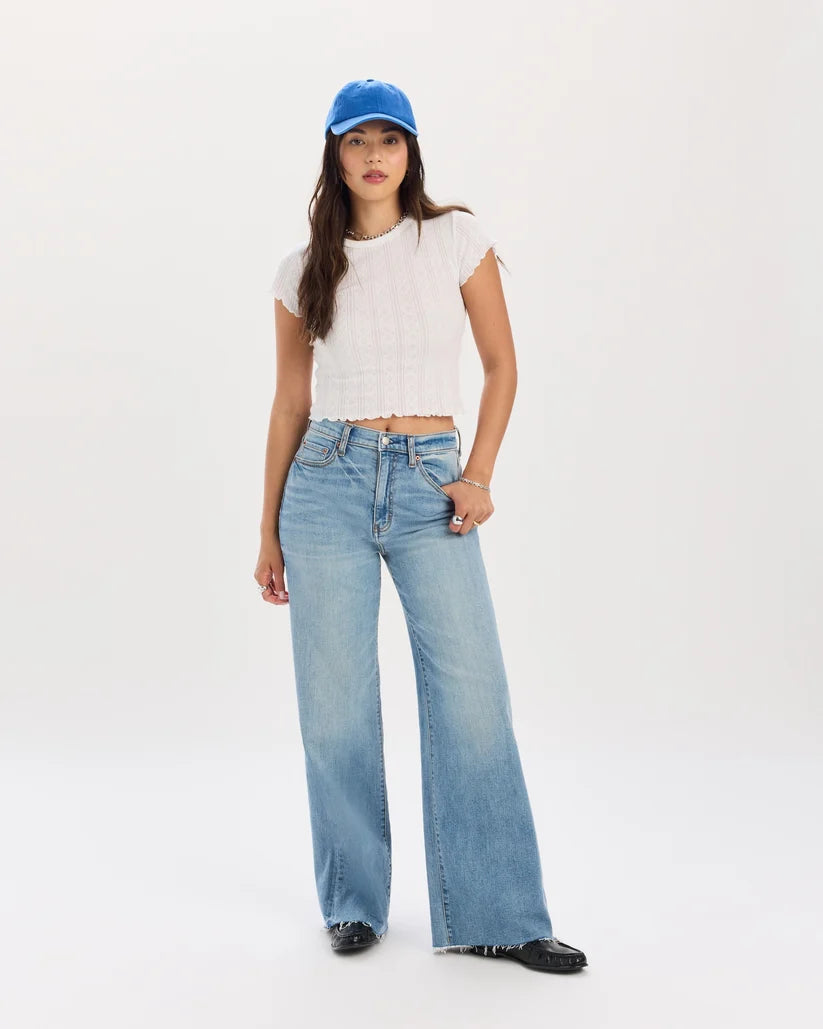 Far Out HR Wide Denim