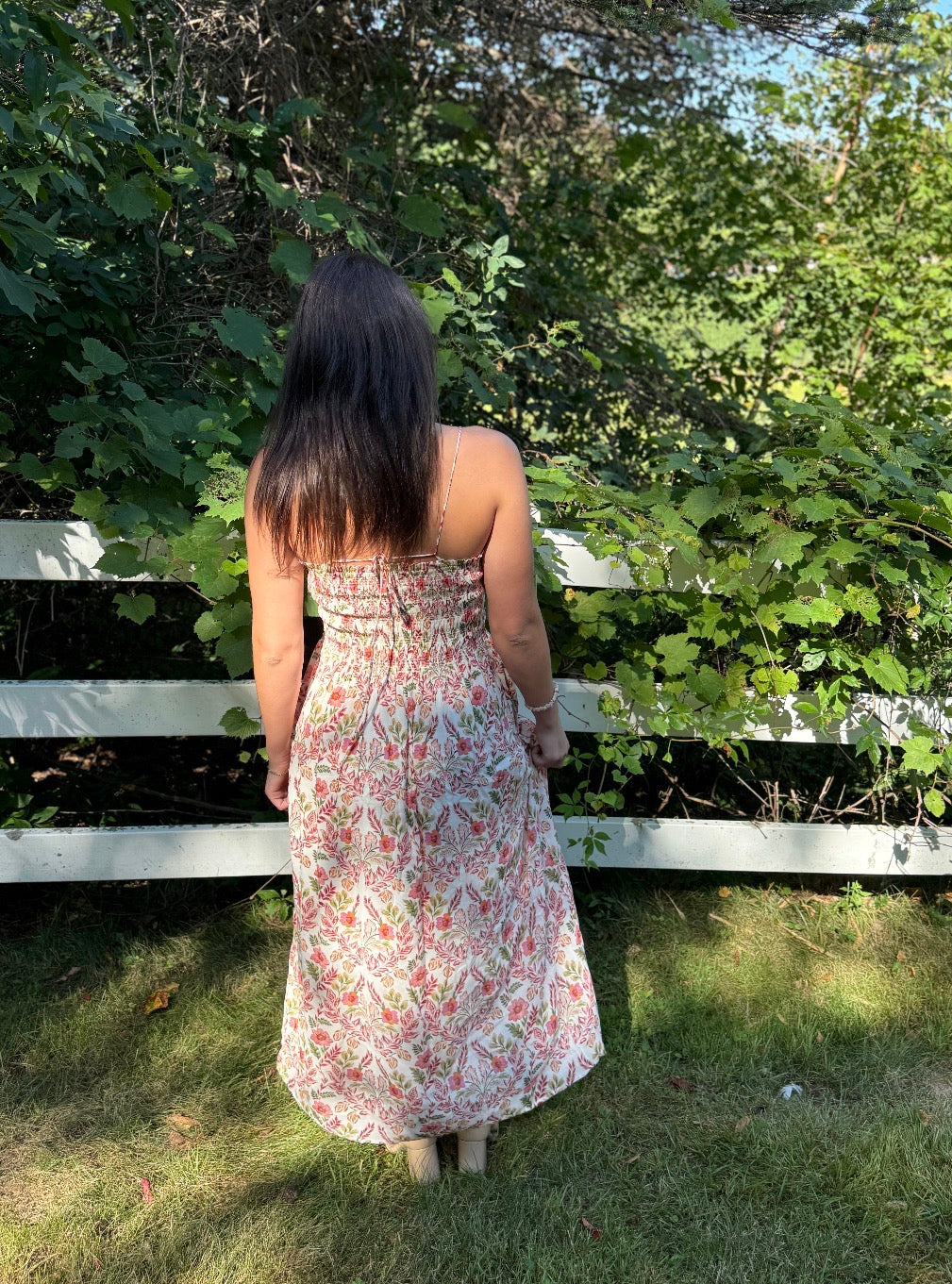 Cornelia Ami Floral Midi Dress