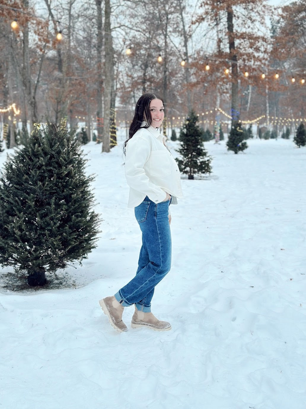 Denim All Day Cropped Jacket