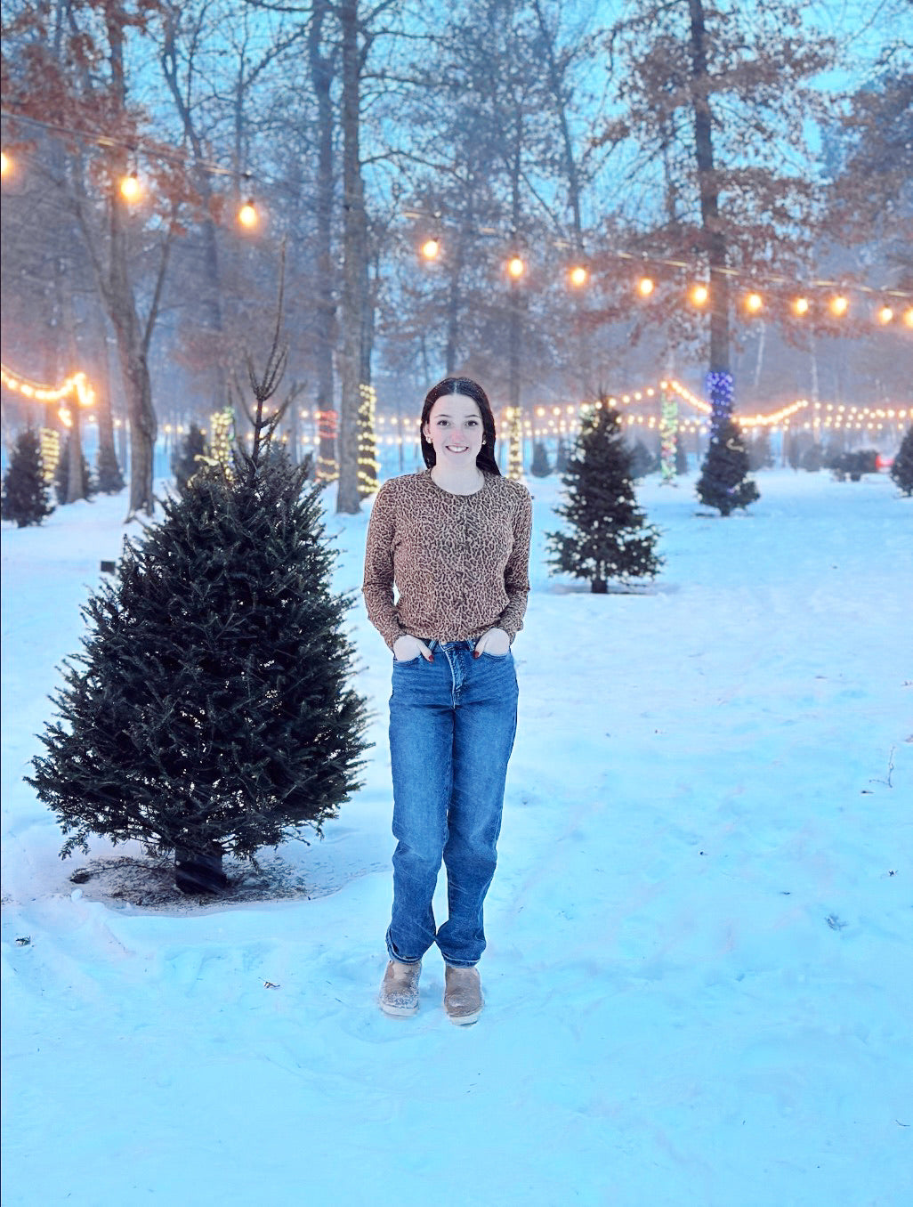 Kitty Printed Button Cardi