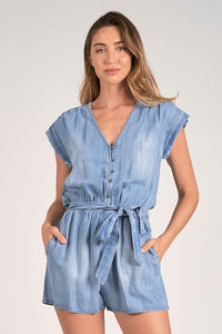 Jude V neck Romper