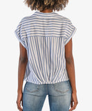 Gaia Pleated Top