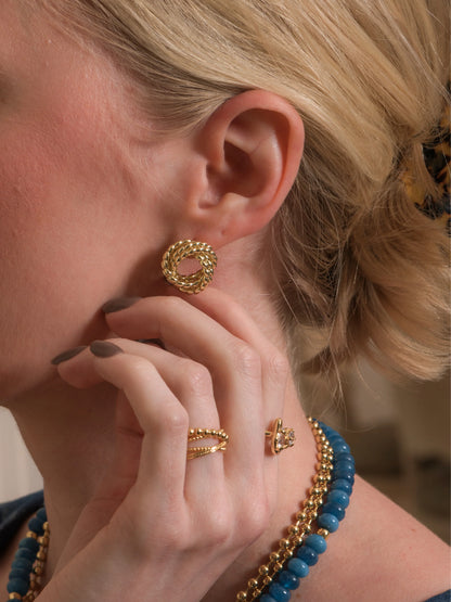 Perry Braided Knot Earring