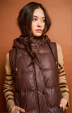 Chocolatta Faux Leather Vest