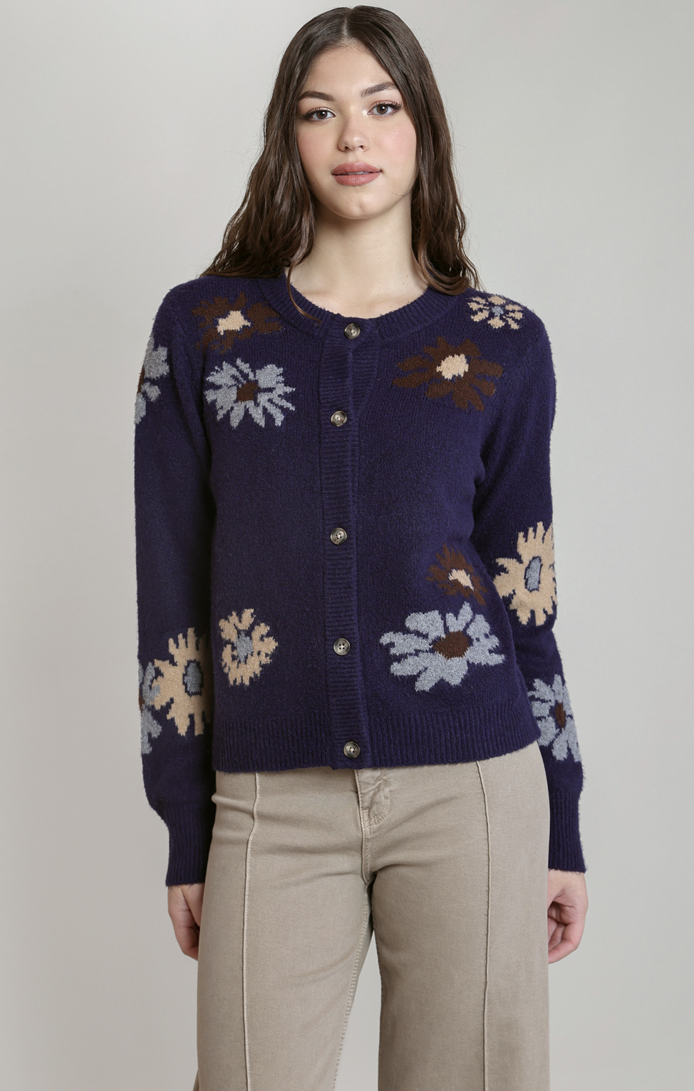 Floral Soft Cardigan